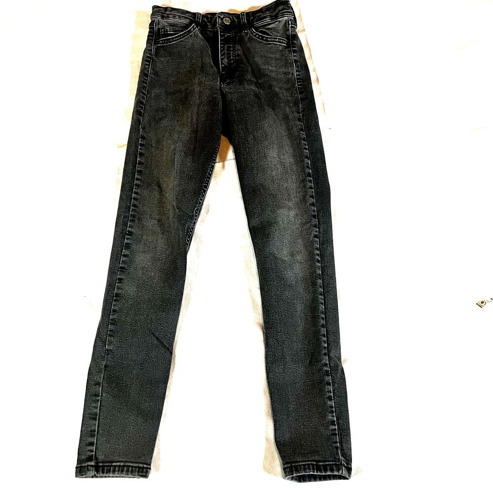 Topshop Skinny Jeans Jaime‎ Womens 26 Grey denim gray stretch